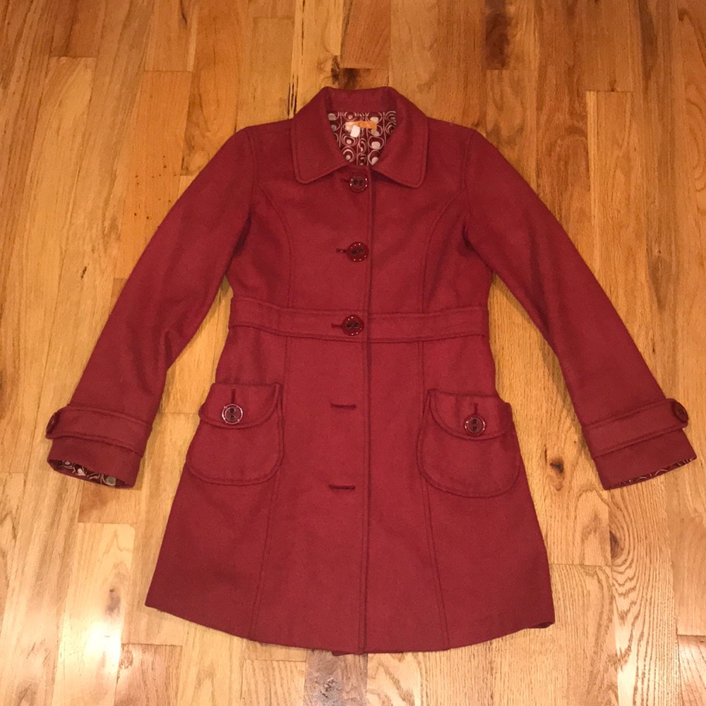 Tulle pea coat